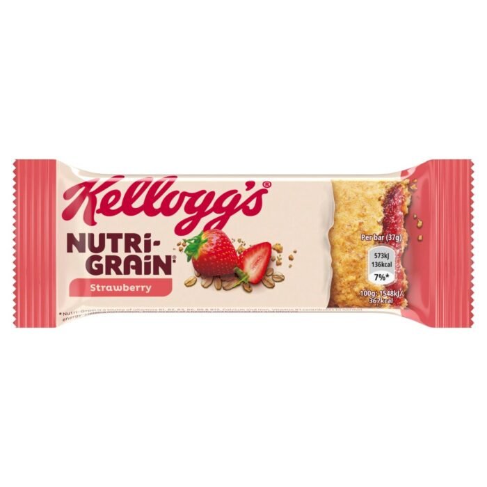 KELLOGGS Nutri Grain Strawberry 25X37g £0.69 - Image 1