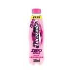 LUCOZADE Pink Lemonade Zero PM£1.25 12x380ml