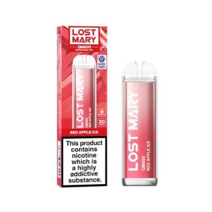 LOST MARY QM600 Red Apple Ice 1x10