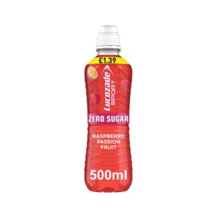 LUCOZADE Sport Zero Raspberry & Passion PM £1.39 12x500ml