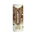 BOOST iced coffee cafe latte £1.19pm 12X250ml