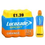 LUCOZADE Sport Orange PM £1.39 12x500ml - Image 2