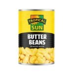 TROPICAL SUN Butter beans 0.79pm 12x400g
