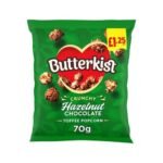 BUTTERKIST Hazelnut 15x70g  £1.25
