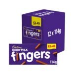 CADBURY Fingers 12x114g  £1.49