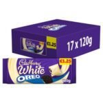 CADBURY Oreo White 17x120g £1.25