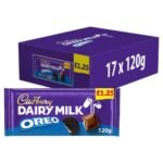 CADBURY Oreo 17x120g £1.25