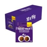 CADBURY Giant Buttons 10x95g £1.35