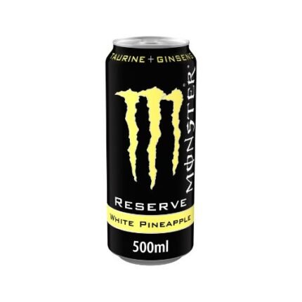 MONSTER white pineapple £1.49pm 12X500ml