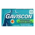 GAVISCON Peppermint Tablets 12x12