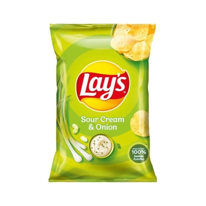 LAYS sour crea&onion 1x9x150gm - Image 1