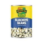 TROPICAL SUN Black eye beans cans 1x12x400g