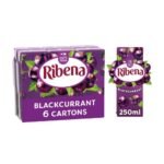 RIBENA Blackcurrant 6x600ml £1.50