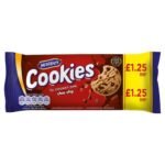 MCVITIES Choc Cip Cookies 12x150g £1.25