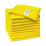 MR CLOTH Microfiber Towels Yellow 24pk