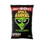 SPACE RAIDERS Pickled Onion 36x25g £0.40