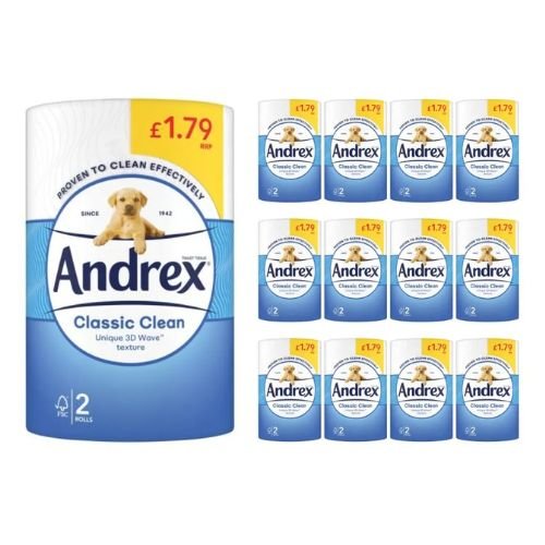 ANDREX Classic PM £1.79 12x2 pack