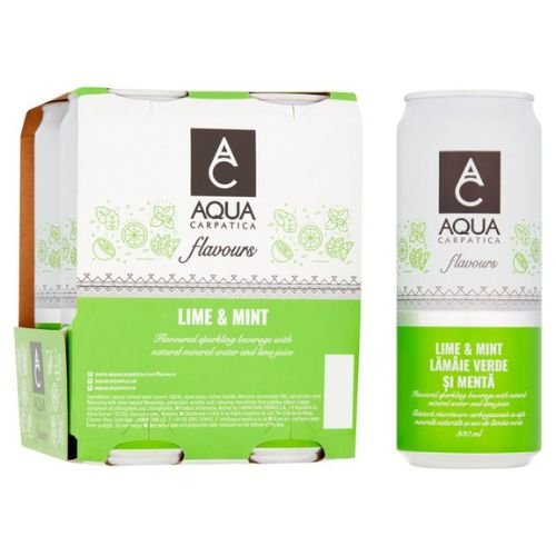 AQUA carpatica lime & mint 24X330ml