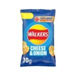 WALKERS Cheese & Onion 15x70g £1.25