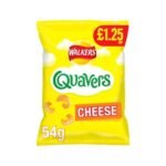 WALKERS Quavers Cheese PM £1.25 15x54gm
