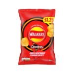 WALKERS&DORITOS chilli heatwave  1x15x65gm £1.25 price mark