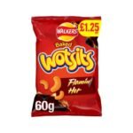 WALKERS Wotsits Crunchy  Flamin Hot 15x60g £1.25