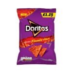 DORITOS Extra Flaming Hot 15x70g £1.25