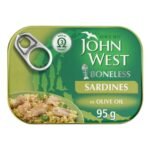 JOHN WEST Boneless Sardines 12x95g