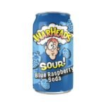 WARHEADS sour blue raspberry soda can 1x12x355ml