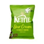 KETTLE sour cream&sweet onion 1x12x130gm