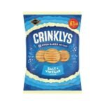 JACOBS Crinklys Salt & Vinegar 15x90g £1.25