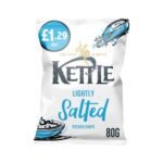 KETTLE lightly salted 1x12x80gm £1.29 price mark