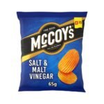 MCCOYS Salt & Vinegar 20x65g £1.25