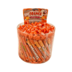 JM TROFFYUM orange soft candy stick 12x800gm 120pcs
