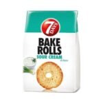 7 DAYS Bake Rolls Sour Cream & Onion 12x80g
