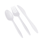 ESSENTIAL Cutlery Assorted White 1x80