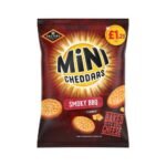 JACOBS Mini Cheddars Bbq 15x90g £1.25
