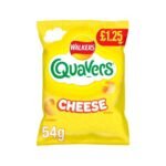 WALKERS Quavers Cheese 18x54g £1.25