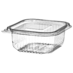 MAJESTIC 500cc Hinged clear Containers 10x50pcs