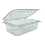MAJESTIC 1000cc Hinged Clear Containers 4x50pcs