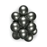 GSD Black Metallic Balloons 1x12pcs