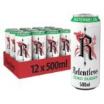 RELENTLESS energy watermelon £1.19pm 12X500ml