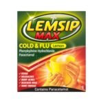 LEMSIP Max Cold & Flu Lemon 6x5
