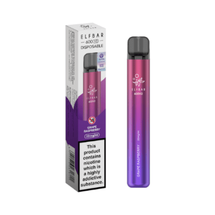 ELFBAR 600V2 Grape Raspberry 1x10